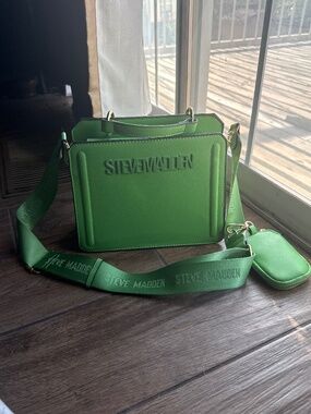 Green Steve Madden purse